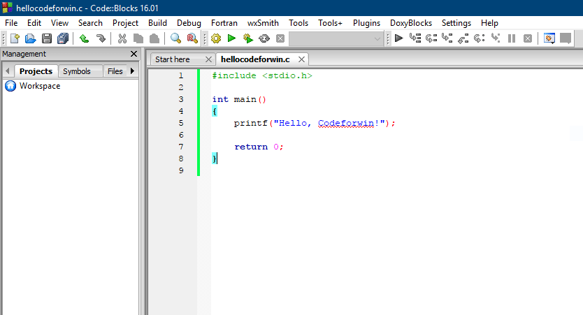 WxSmith tutorial: Hello world - Code::Blocks