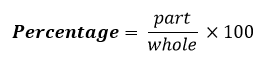 Percentage formula