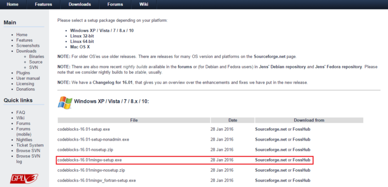 Install and configure CodeBlocks with C compiler - Codeforwin