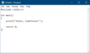 How To Compile And Run C Program Using Command Line In Windows - Codeforwin