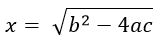 Algebraic equation4